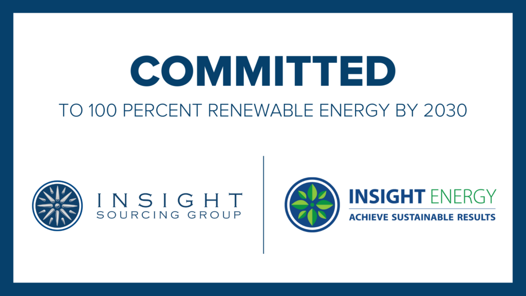 Insight Sourcing Group Commits to 100 Percent Renewable Energy by 2030